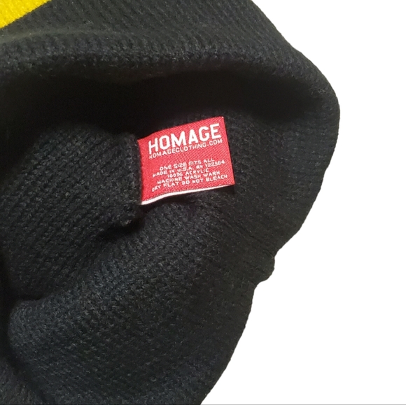 Old School Homage Pittsburgh Steel City Winter Hat - Picture 5 of 5